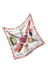 Juicy Couture London Silk Square Scarf