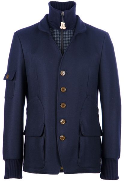 Vivienne Westwood Two Layer Jacket in Blue for Men - Lyst