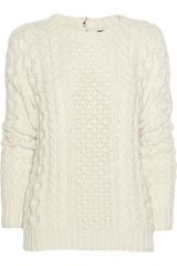 Joseph Cableknit Wool and Cashmere Blend Sweater