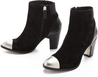 Miista Mansi Cap Toe Booties - Lyst