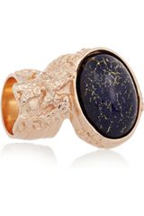 Yves Saint Laurent Arty Goldplated Glass Ring