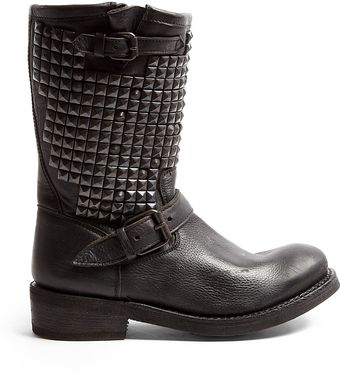 Ash Trash Studded High Biker Boots - Lyst