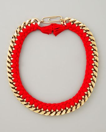Aurelie Bidermann Braided Chain Necklace - Lyst