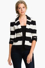 Caslon® Stripe Knit Blazer