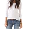 Daftbird Detailed Henley in White - Lyst