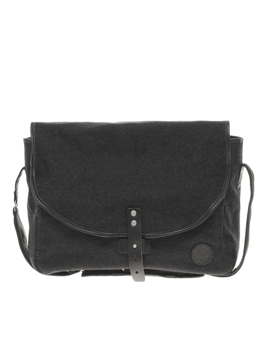 Fred Perry Messenger Bag in Gray for Men (grey) Lyst
