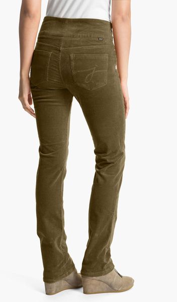 green cord pants