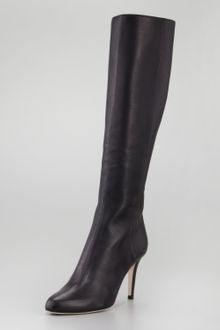 Jimmy Choo Grand Leather Boot Black - Lyst