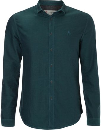Label Lab Long Sleeved Plain Oxford Shirt - Lyst