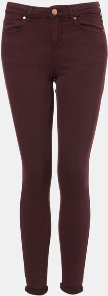 Topshop Moto Leigh Skinny Jeans - Lyst