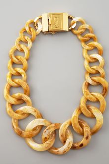Tory Burch Braided Chain Necklace Red - Lyst