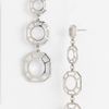 Tory Burch Audrina Linear Earrings in Silver (tory silver) - Lyst