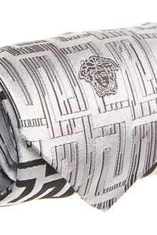 Versace Entwined Greca Tie - Lyst
