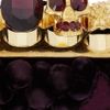 Alexander Mcqueen Knuckle Embellished Brocade Box Clutch in Purple (eggplant) - Lyst