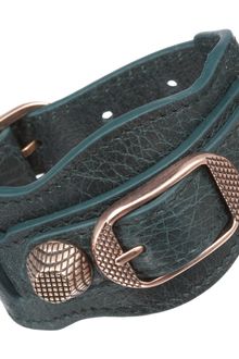 Balenciaga Arena Giant Rose Gold Bracelet - Lyst