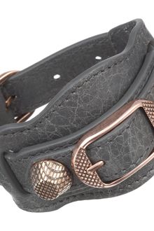 Balenciaga Arena Giant Rose Gold Bracelet - Lyst