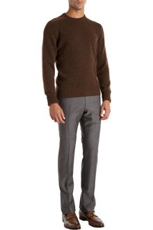 Barneys New York Saddle Shoulder Sweater - Lyst