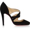Christian Louboutin Suede Pumps in Black - Lyst