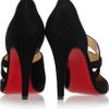 Christian Louboutin Suede Pumps in Black - Lyst
