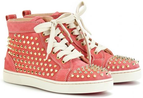 christian louboutin denim sneakers