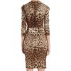 Dolce & Gabbana Press Pleat Dress in Animal (leopard) - Lyst