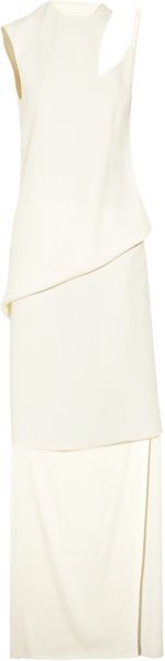 Esteban Cortazar Draped Open-Back Cady Gown - Lyst