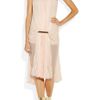 Esteban Cortazar Gathered AccordionPleated Chiffon Dress in Pink - Lyst