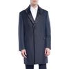 Fendi Removable Fur Collar Overcoat in Gray for Men (charcoal) - Lyst