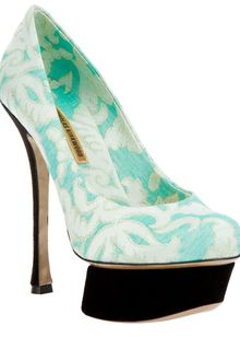 Nicholas Kirkwood Printed Platform Pump - Lyst