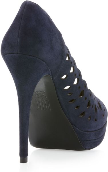 midnight blue pumps