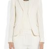 Reed Krakoff Boned Wool Canvas Jacket in White (ivory) - Lyst