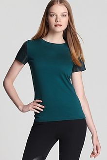 Theory Top Rodiona G Encase Coated Sleeves - Lyst