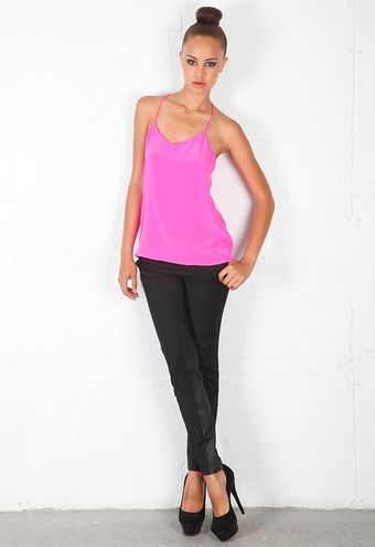Tibi Solid Silk Cami - Lyst