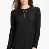 Tory Burch Mim Sweater Tunic in Black (black melange) - Lyst