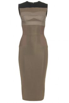 Victoria Beckham Victoria Beckham Bodycon Sleeveless Dress - Lyst