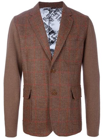 Vivienne Westwood Contrast Check Blazer - Lyst