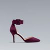 Zara Basic Vamp and Heel in Red (bordeaux) - Lyst
