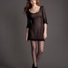 Alice By Temperley Sleeved Davis Dress in Black (black/nude) - Lyst