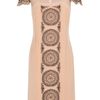 Alice By Temperley Rita Dress in Pink (nude/black) - Lyst