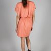 A.p.c. Smocked Dress in Orange - Lyst