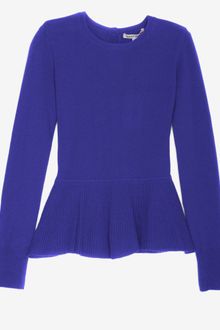 Autumn Cashmere Preorder Exclusive Button Back Peplum Sweater  - Lyst
