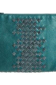 Bottega Veneta Ayers Intrecciato Top Zip Pouch - Lyst