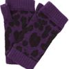 Christopher Kane Intarsia Cashmere Fingerless Gloves in Purple (lilac) - Lyst