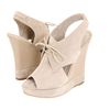 Donna Karan New York Wedge Pumps  in Beige (s) - Lyst