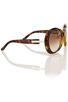 Gucci Ladies S Havana Sunglasses - Lyst