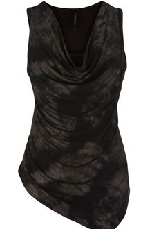 Karen Millen Draped Metallic Vest - Lyst