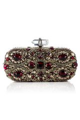 Marchesa Fw Lily Embroidered Clutch
