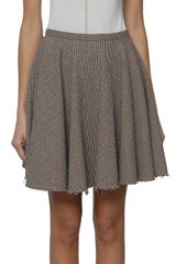 McQ by Alexander McQueen Cotton and Woollen Skirt