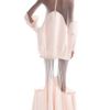 Paula Raia  Long Sleeved Pale Pink Illusion Gown in Pink (pale pink) - Lyst