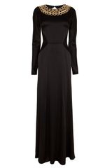 Temperley London Long Open Back Carmel Dress